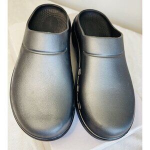 Oofos Oocloog Clogs Recovery Comfort Shoes Black Mules